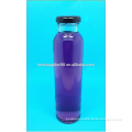 300ml round shape and clear glass juice bottle